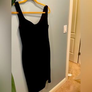 Black cocktail dress